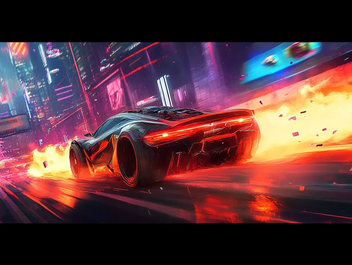 banner for a giveaway featuring rocket league art