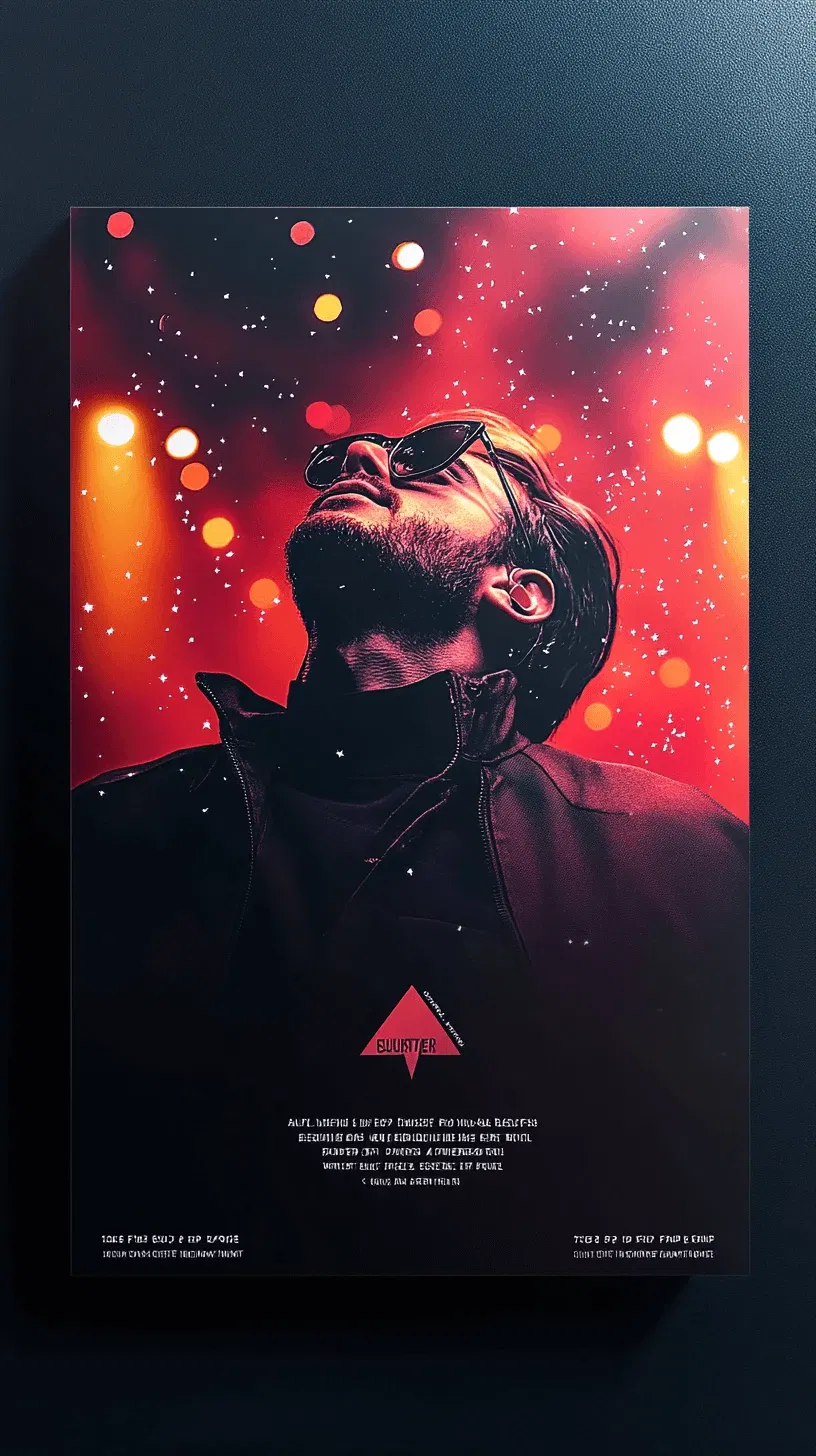amazing indesign A6 flyer layout for a fan club for eurovision song contest